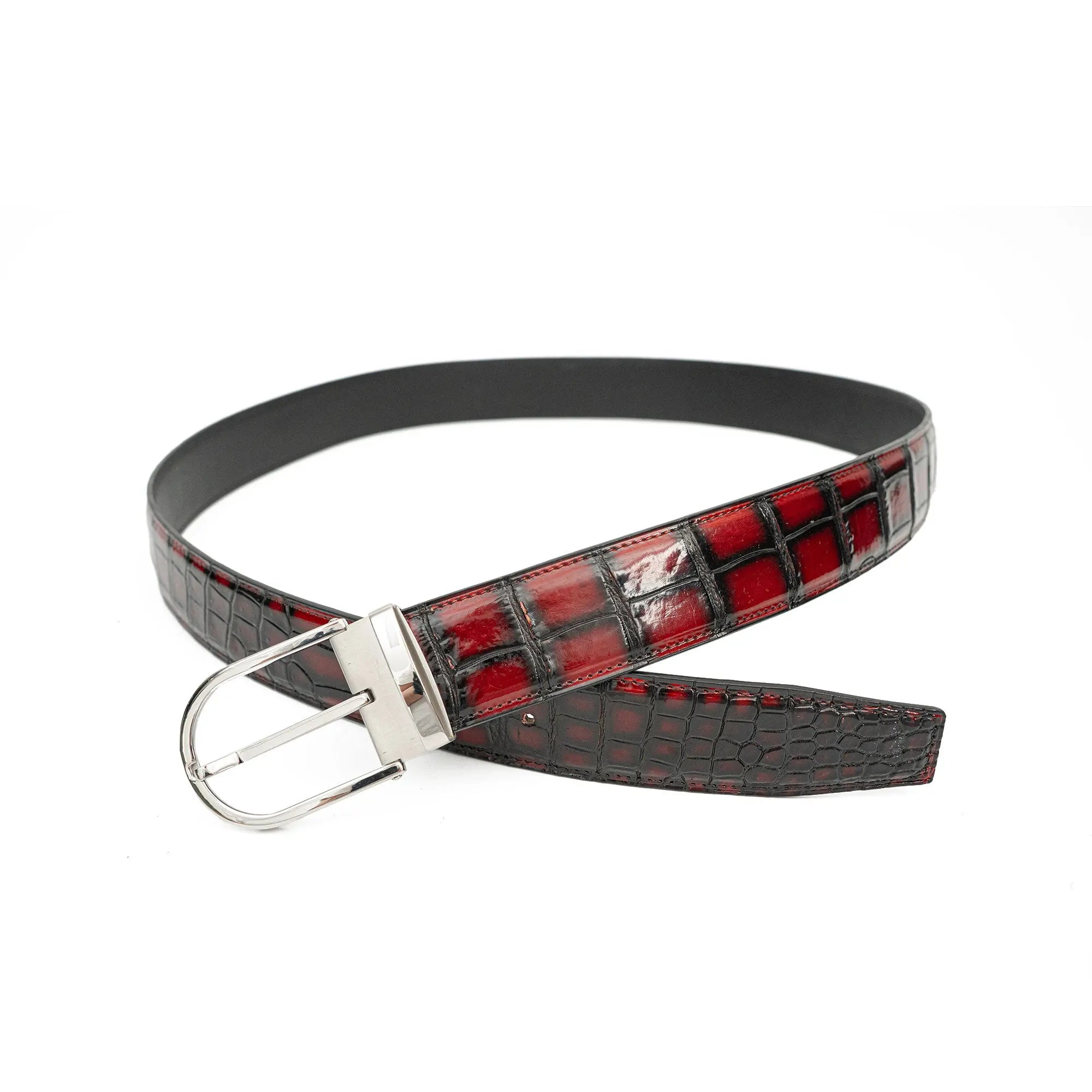 Handcrafted Alligator Leather Belts DVG311