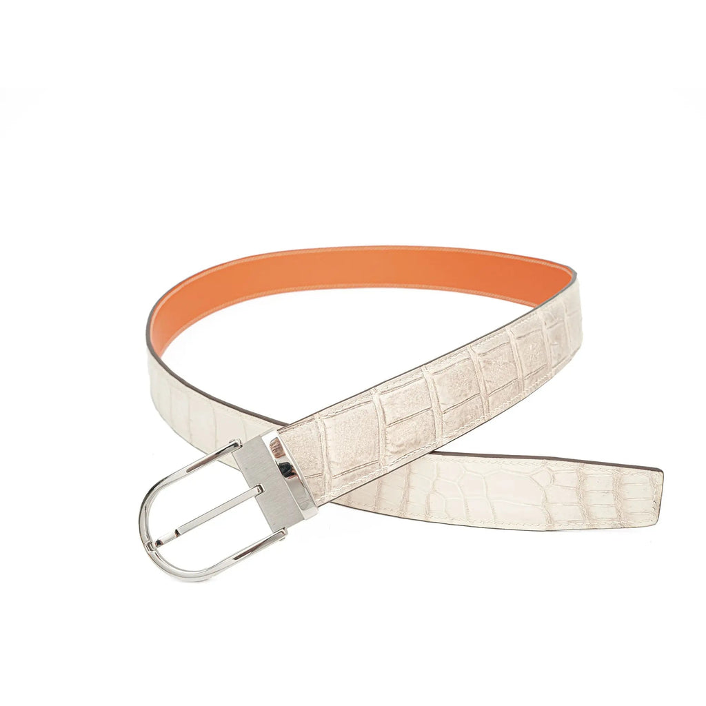 Handcrafted Alligator Leather Belts DVG318