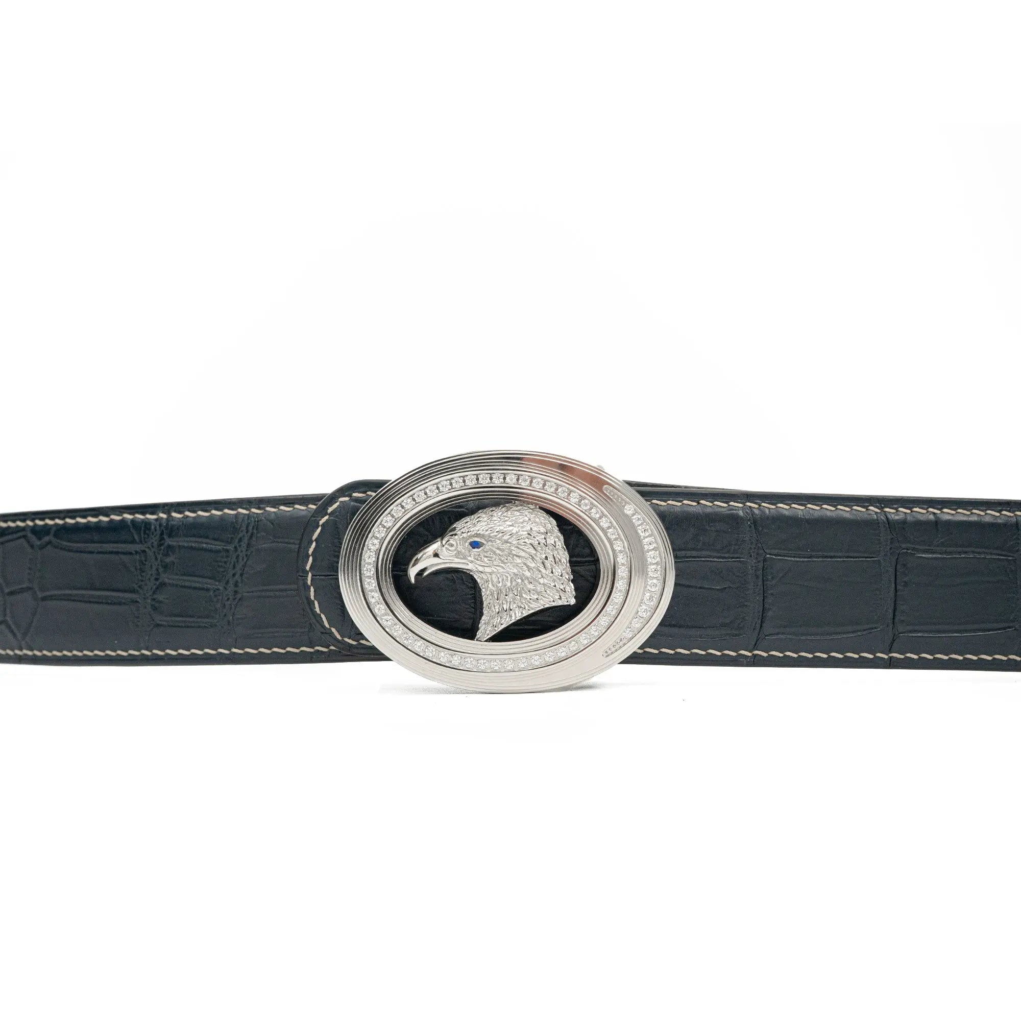 Handcrafted Alligator Leather Belts DVG359