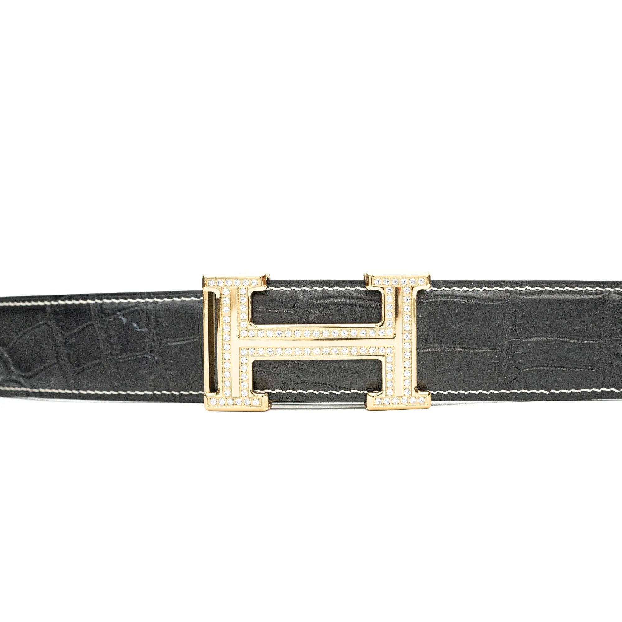 Handcrafted Alligator Leather Belts DVG59