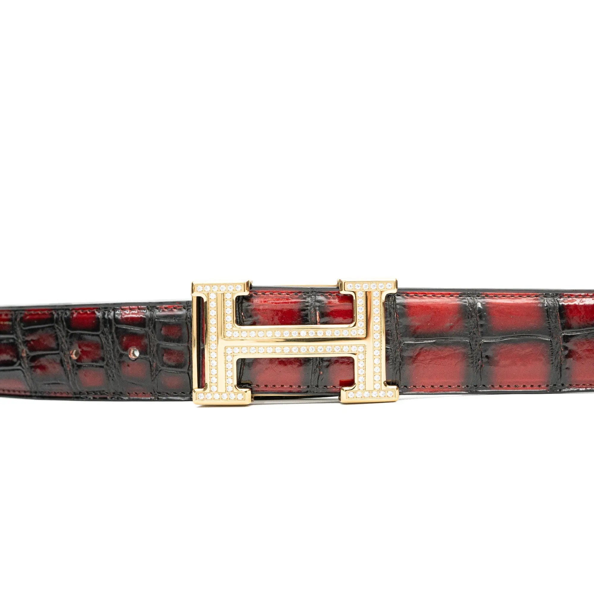 Handcrafted Alligator Leather Belts DVG66