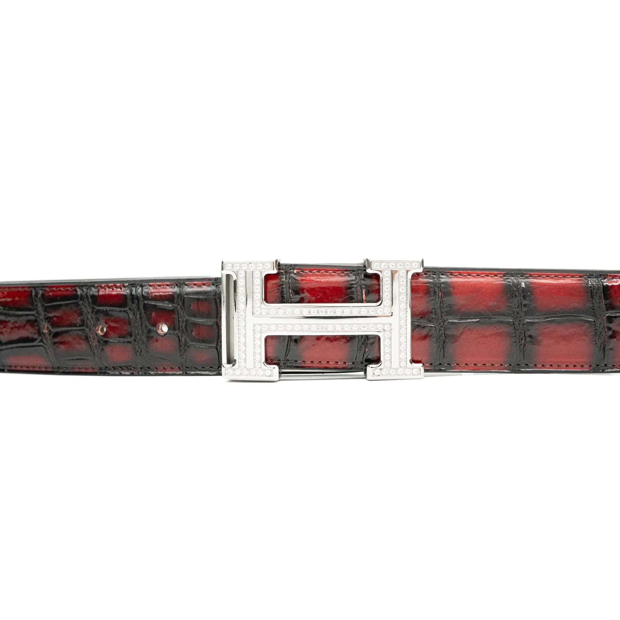 Handcrafted Alligator Leather Belts DVG66