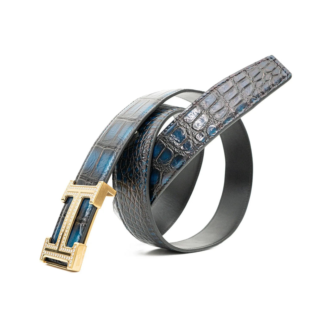 Handcrafted Alligator Leather Belts DVG86