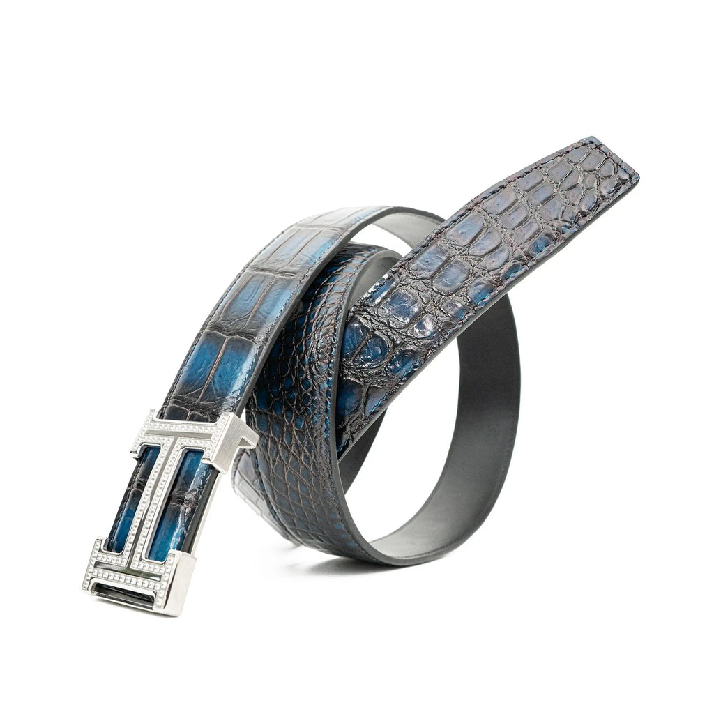 Handcrafted Alligator Leather Belts DVG86