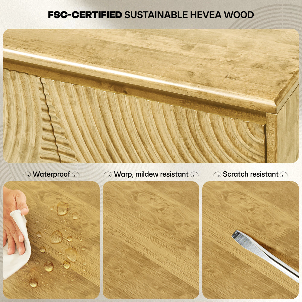 Acacia Harmony TV Stand with Storage for TVs up to 80"