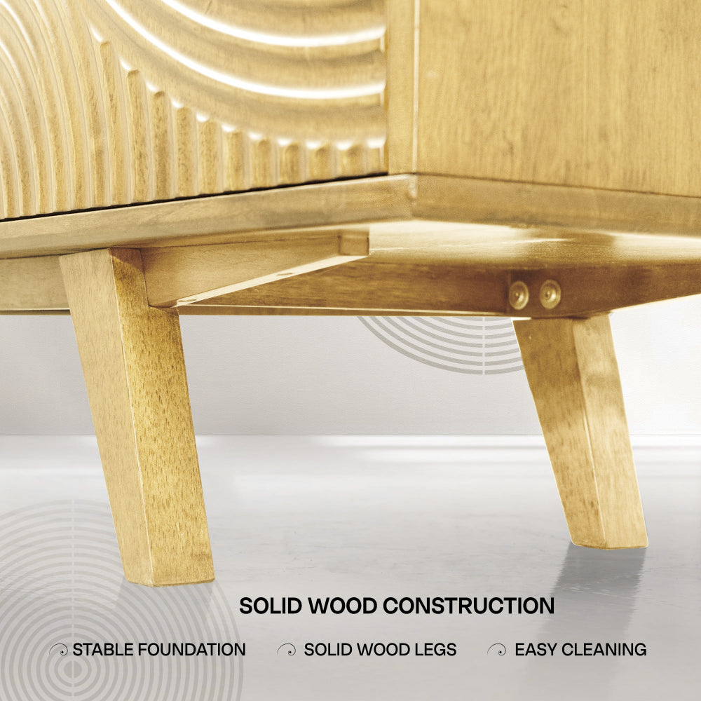 Acacia Harmony TV Stand with Storage for TVs up to 80"