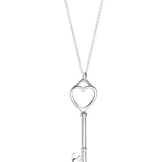 Heart and Key Necklace