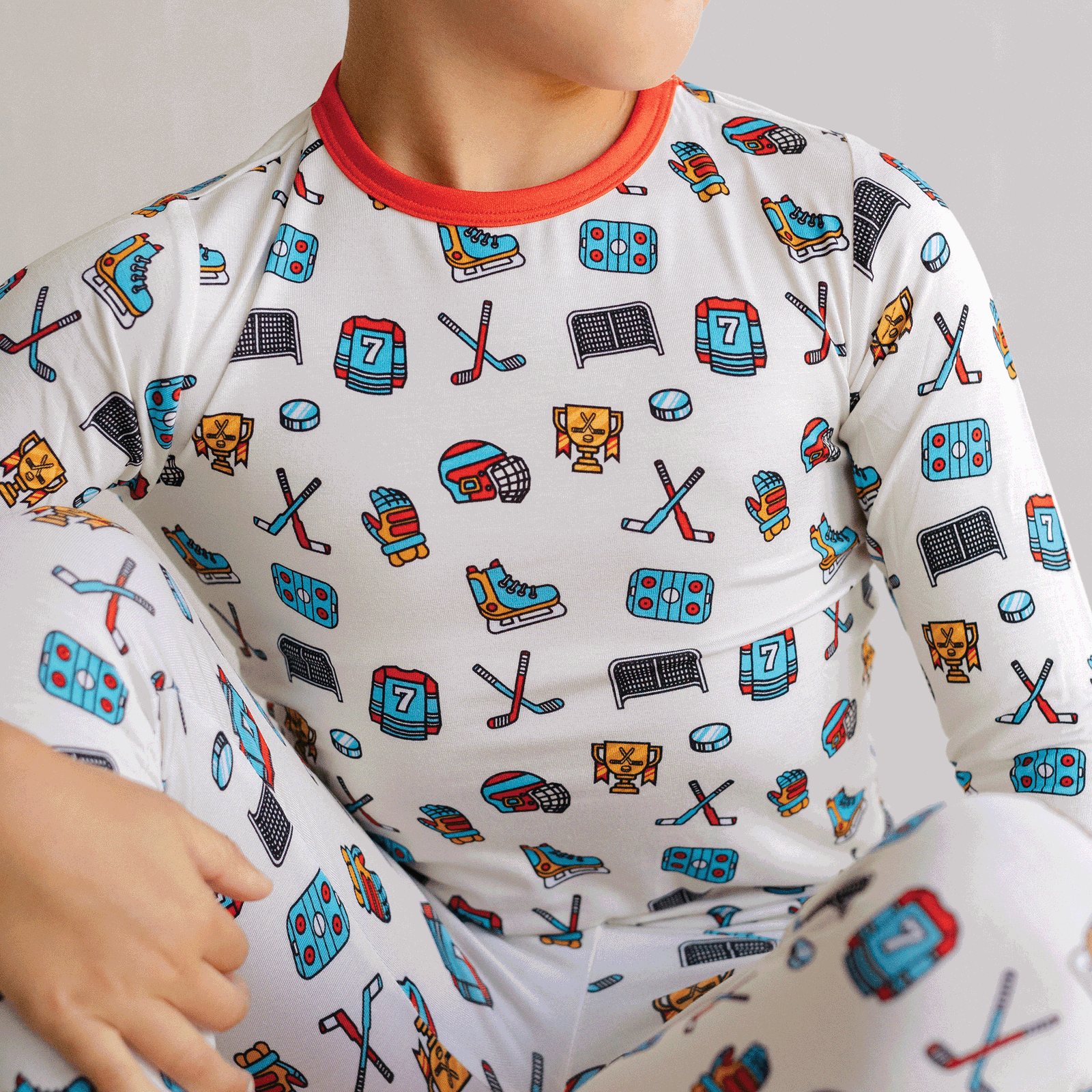 Hockey Two-Piece Pajama Set