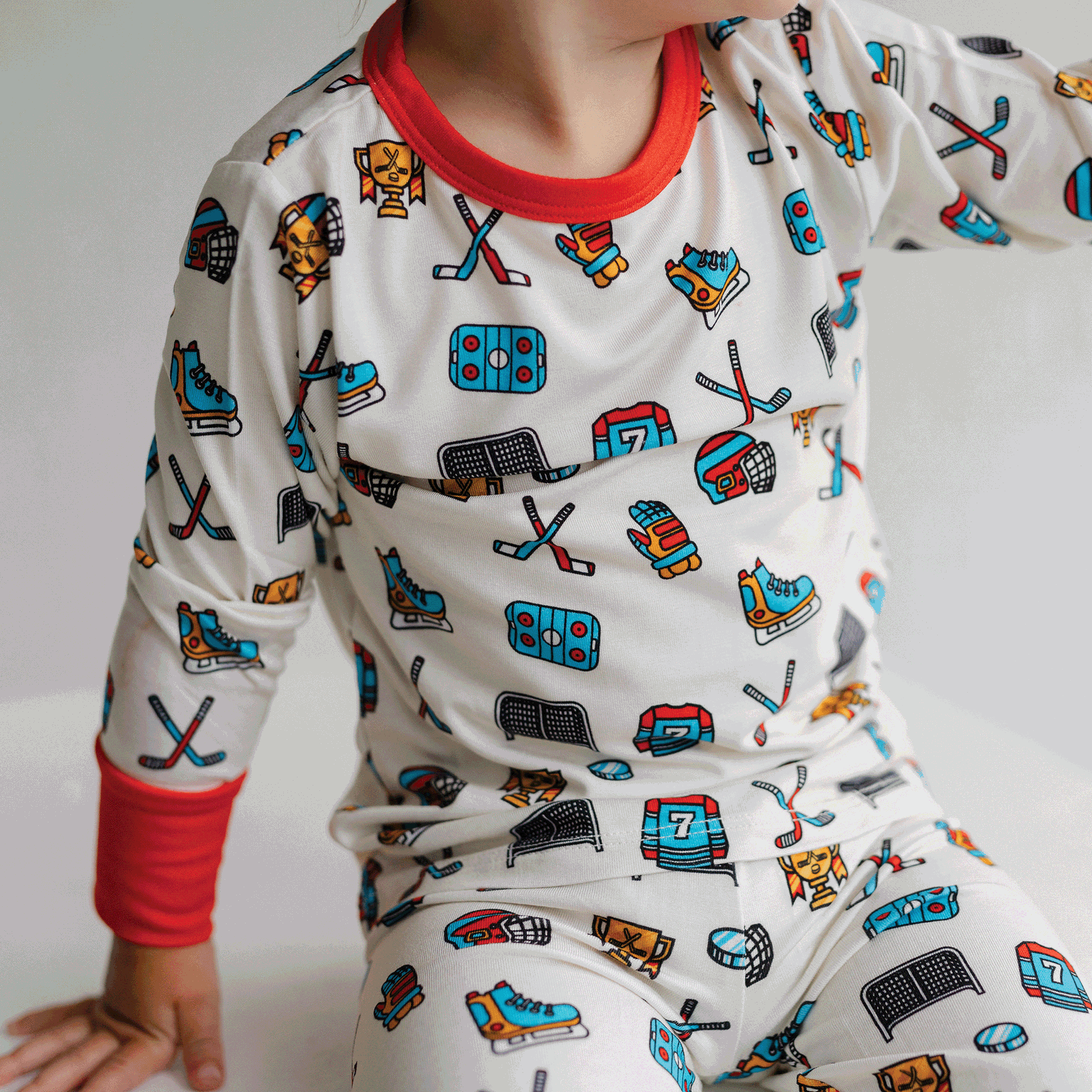 Hockey Two-Piece Pajama Set