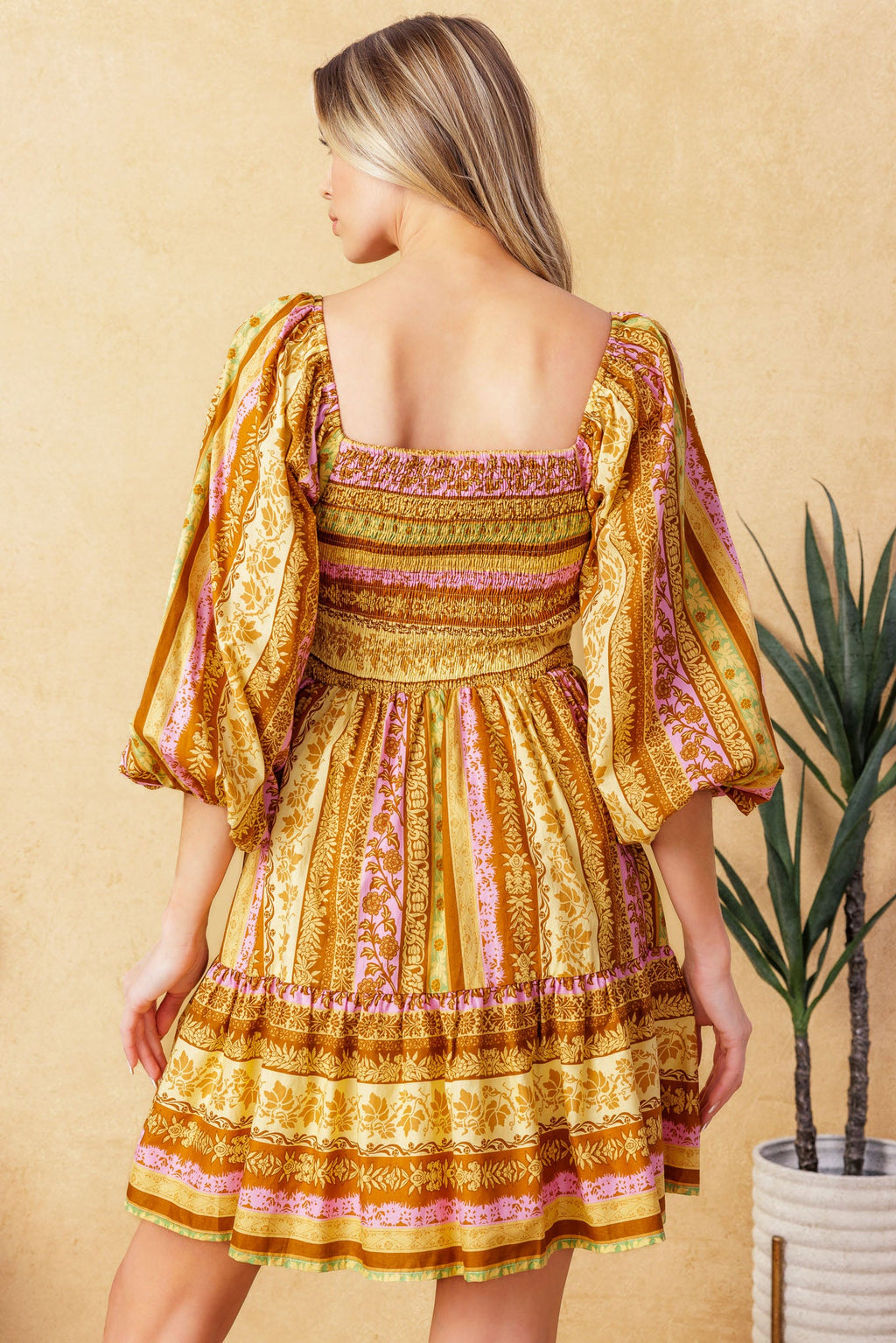 ALL MY PRIDE WOVEN MINI DRESS