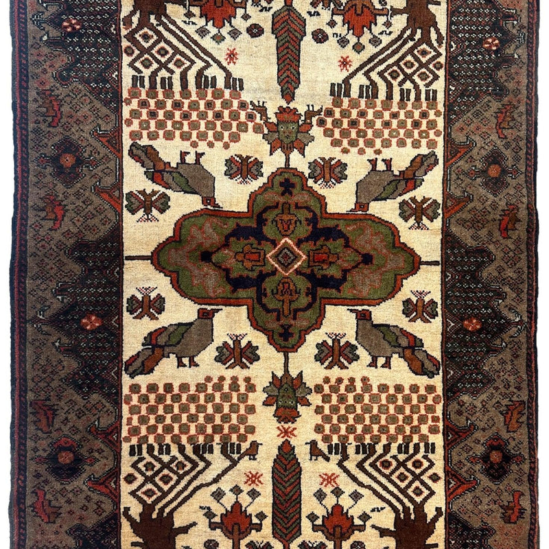 Antique Persian Baloch, Baluch Rug 2’10 x 4’8”