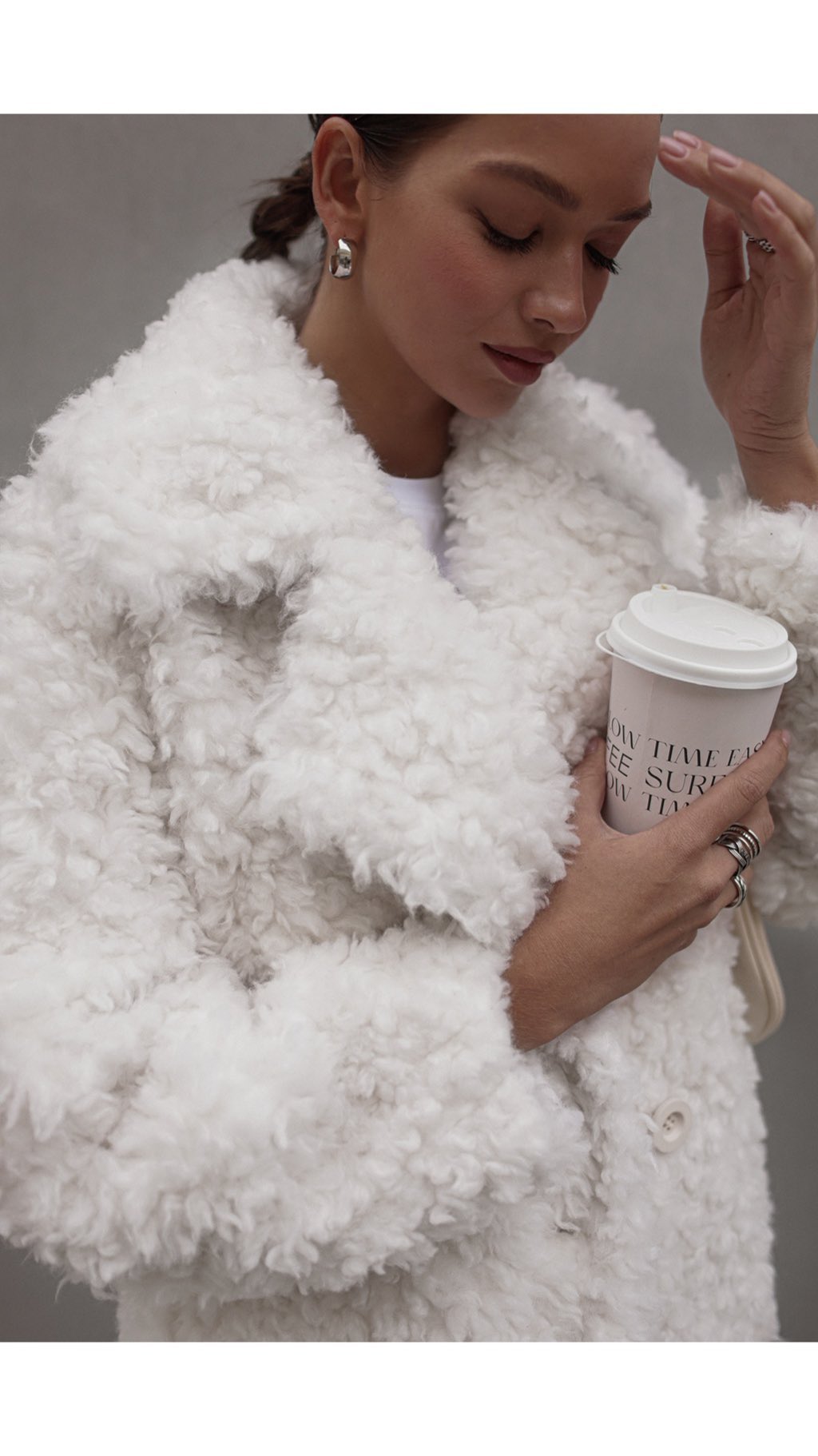 Teddy Bear Genuine Peruvian Wool Fur Coat