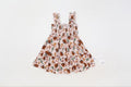 Pink Highland Cow Shirred Dress