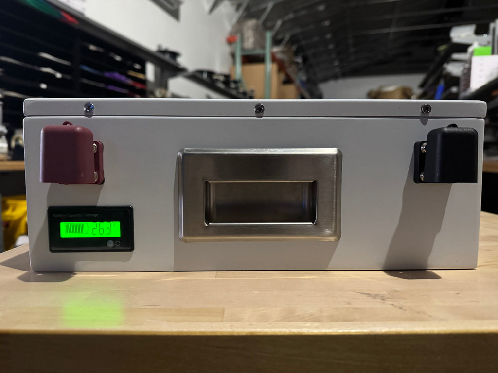 24V 100Ah LiFePO4 Battery with Active Balance & 100A BMS