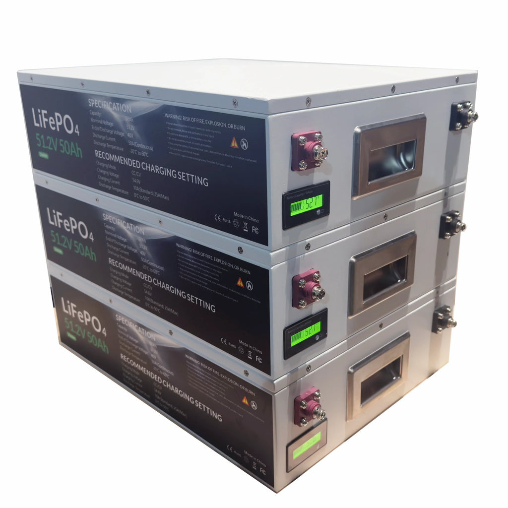 Stackable LFP Battery (14"x13"x5", 50 Lbs)