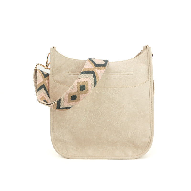 The Sailor | Zippered Crossbody Bag (Ivory) - Pick Your Strap