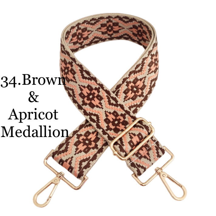 The Sailor | Zippered Crossbody Bag (Camel) - Pick Your Strap