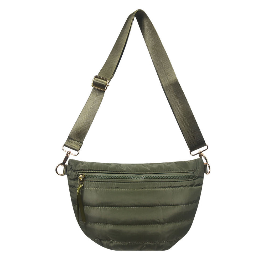 The Blake | Crescent Puffer Sling Bag | 14 Colors