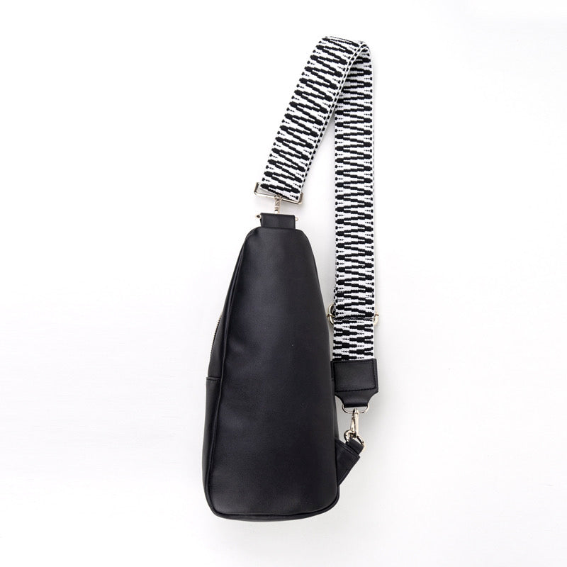 The Arden Sling Bag with Guitar Strap | Black