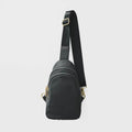 The River Sling Bag with Solid Strap | Black