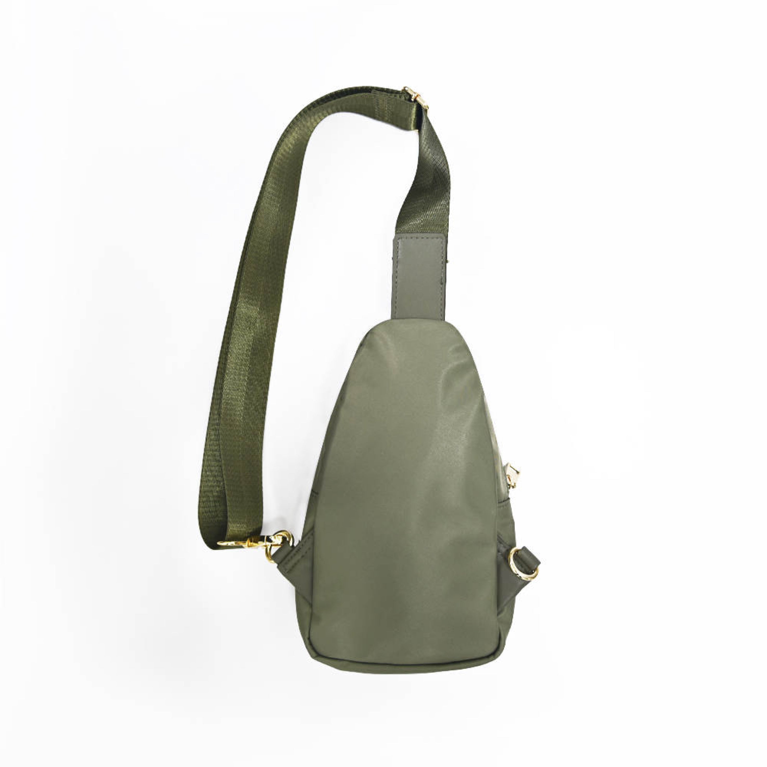 The River Sling Bag with Solid Strap | Olive