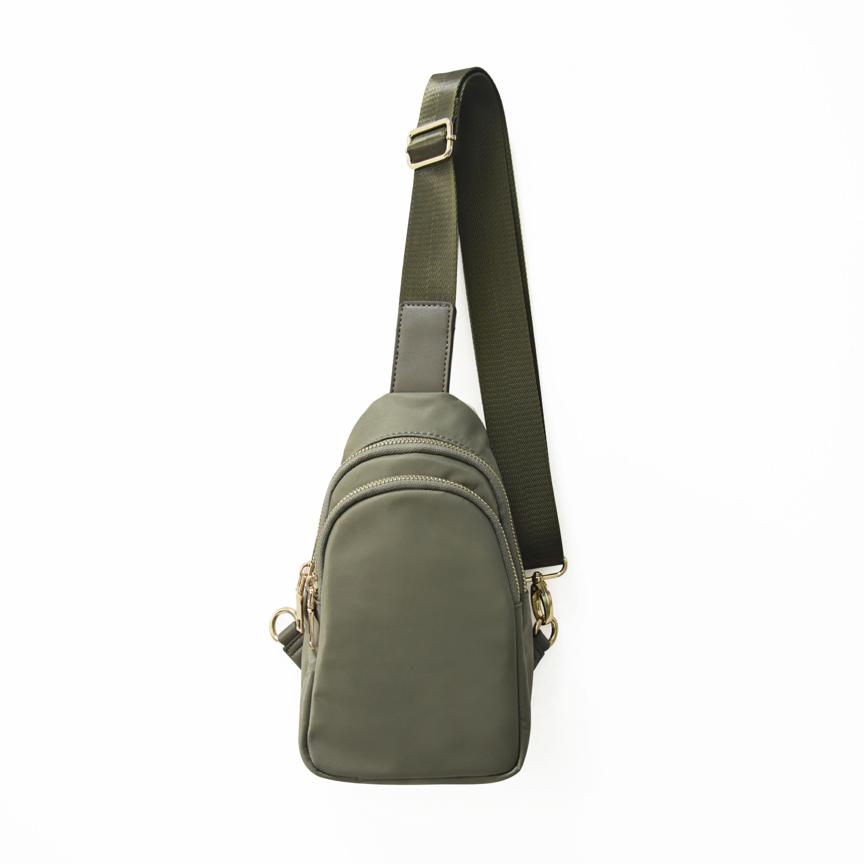 The River Sling Bag with Solid Strap | Olive