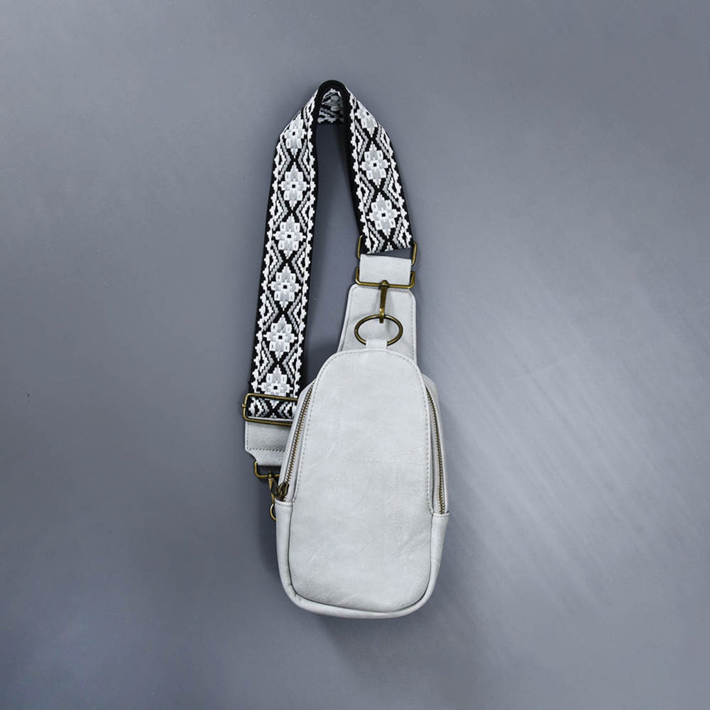 The Isla Sling Bag with Guitar Strap | Gray