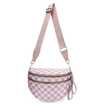 The Avril | Checkered Sling Crossbody Bag