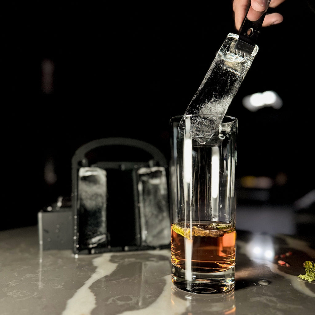 Crystal Clear Highball Ice Cube Maker Mold- 6  4.5" Spear Ice