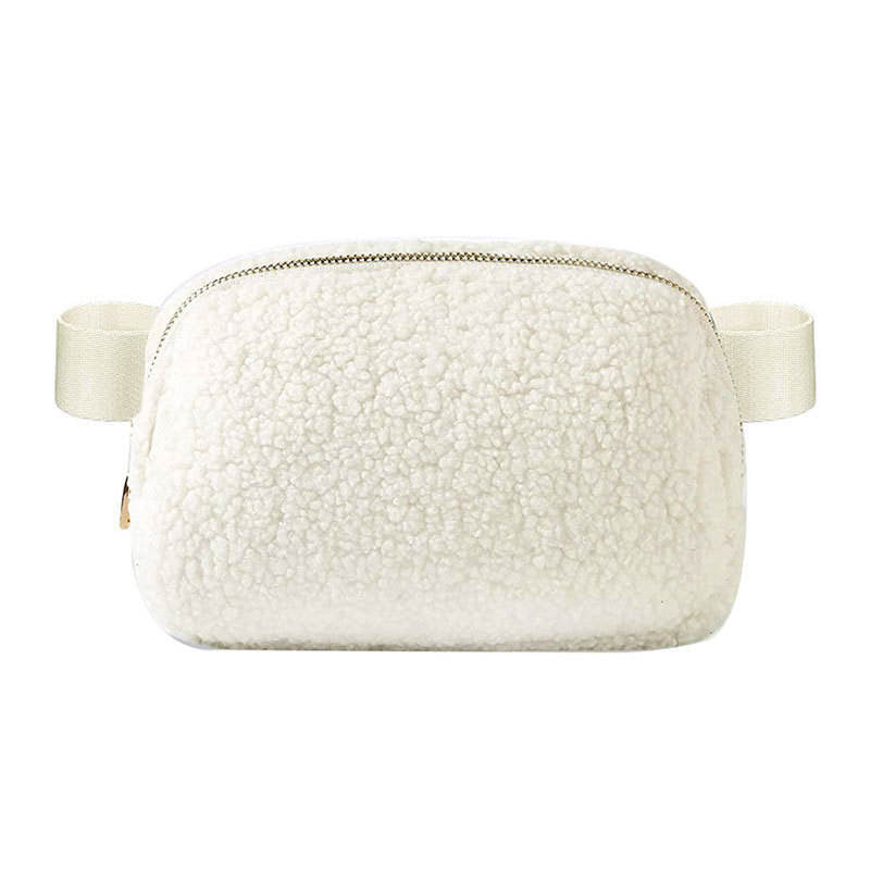 The Lennon Sherpa Belt Bag, Sling Bag, Waist Bag | Ivory