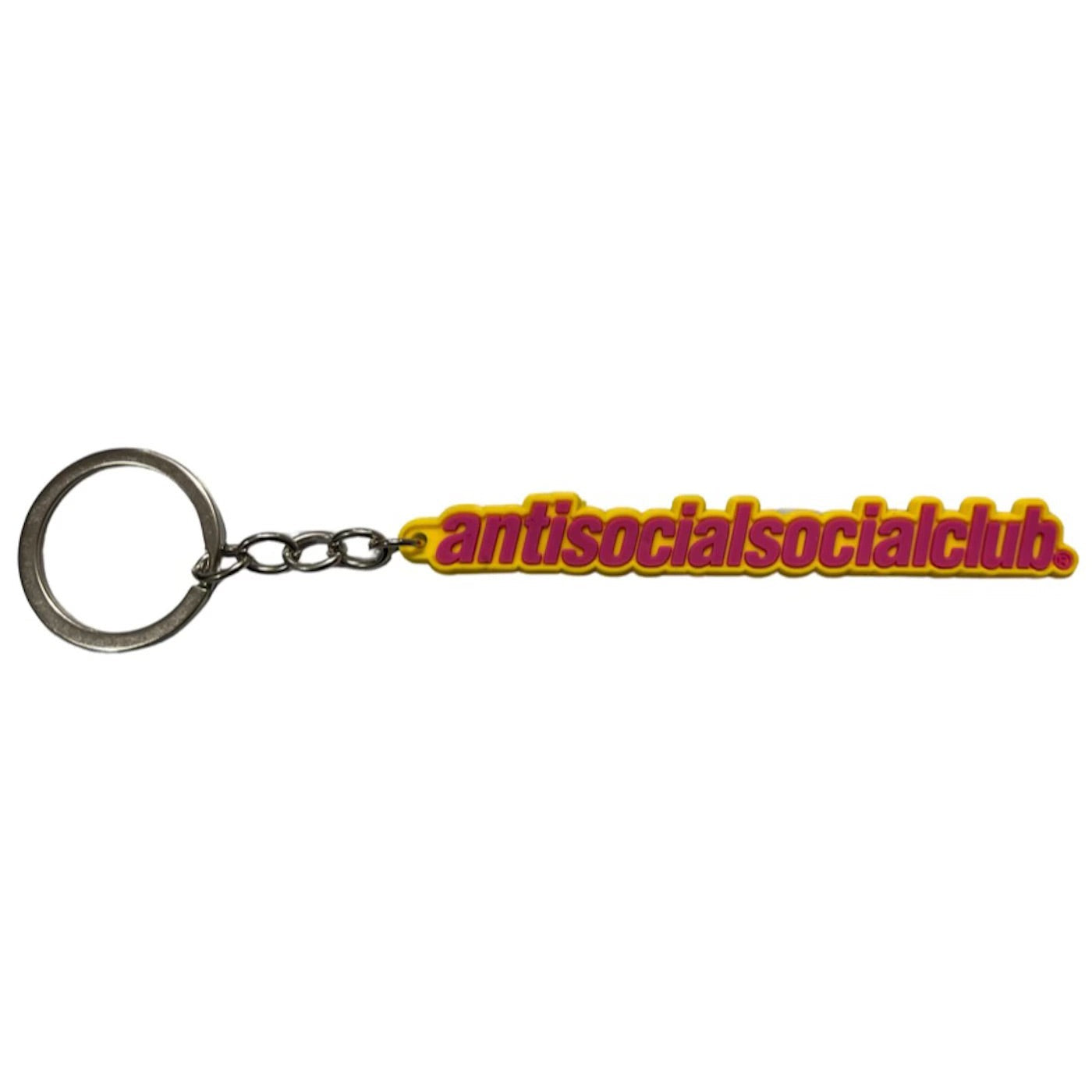 Anti Social Social Club ASSC Sidekick Keychain Yellow