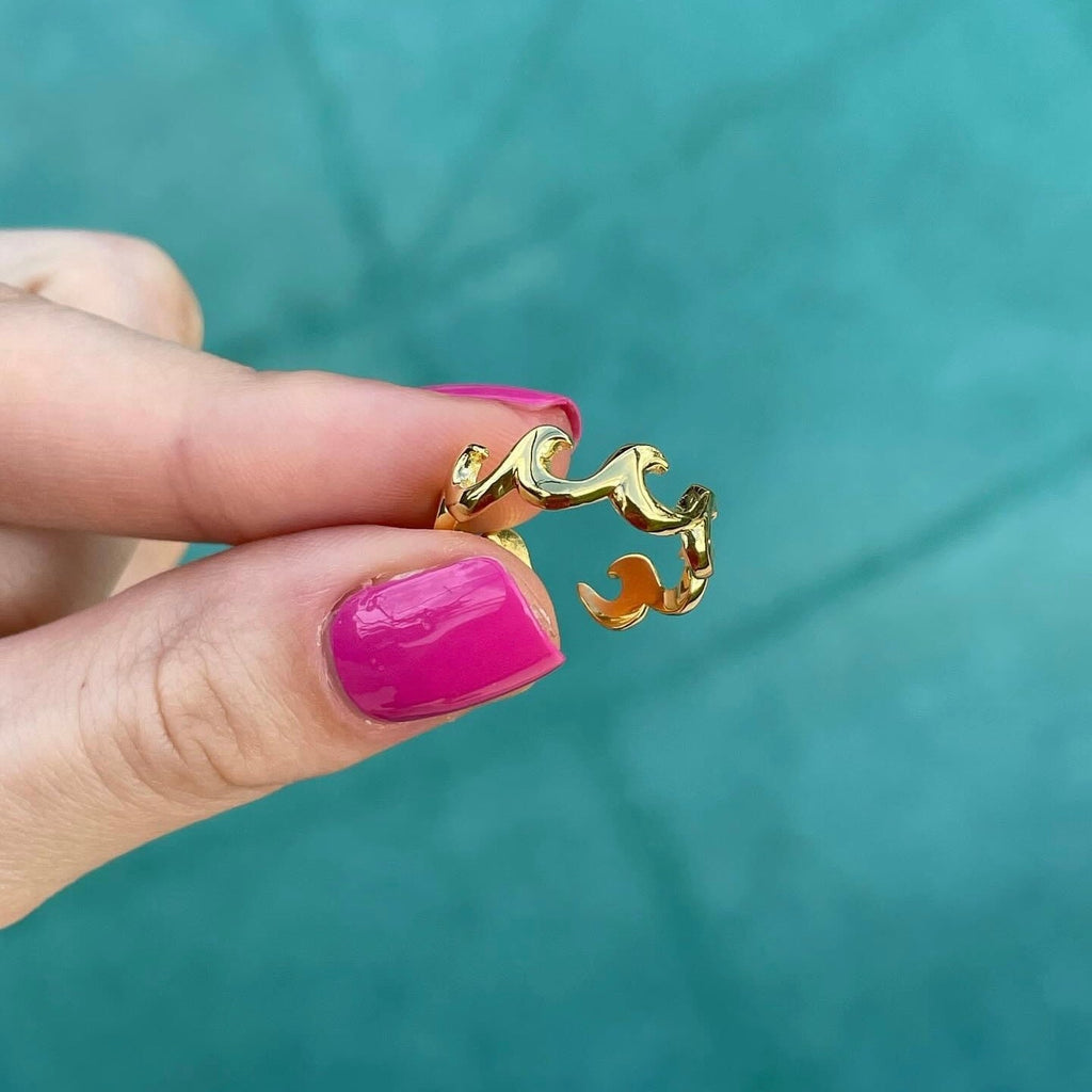 Adjustable Wave Ring