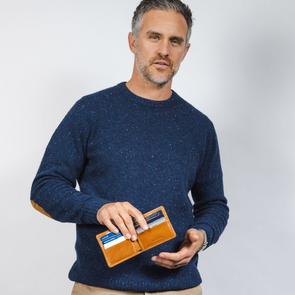 Large Billfold Wallet - Natural