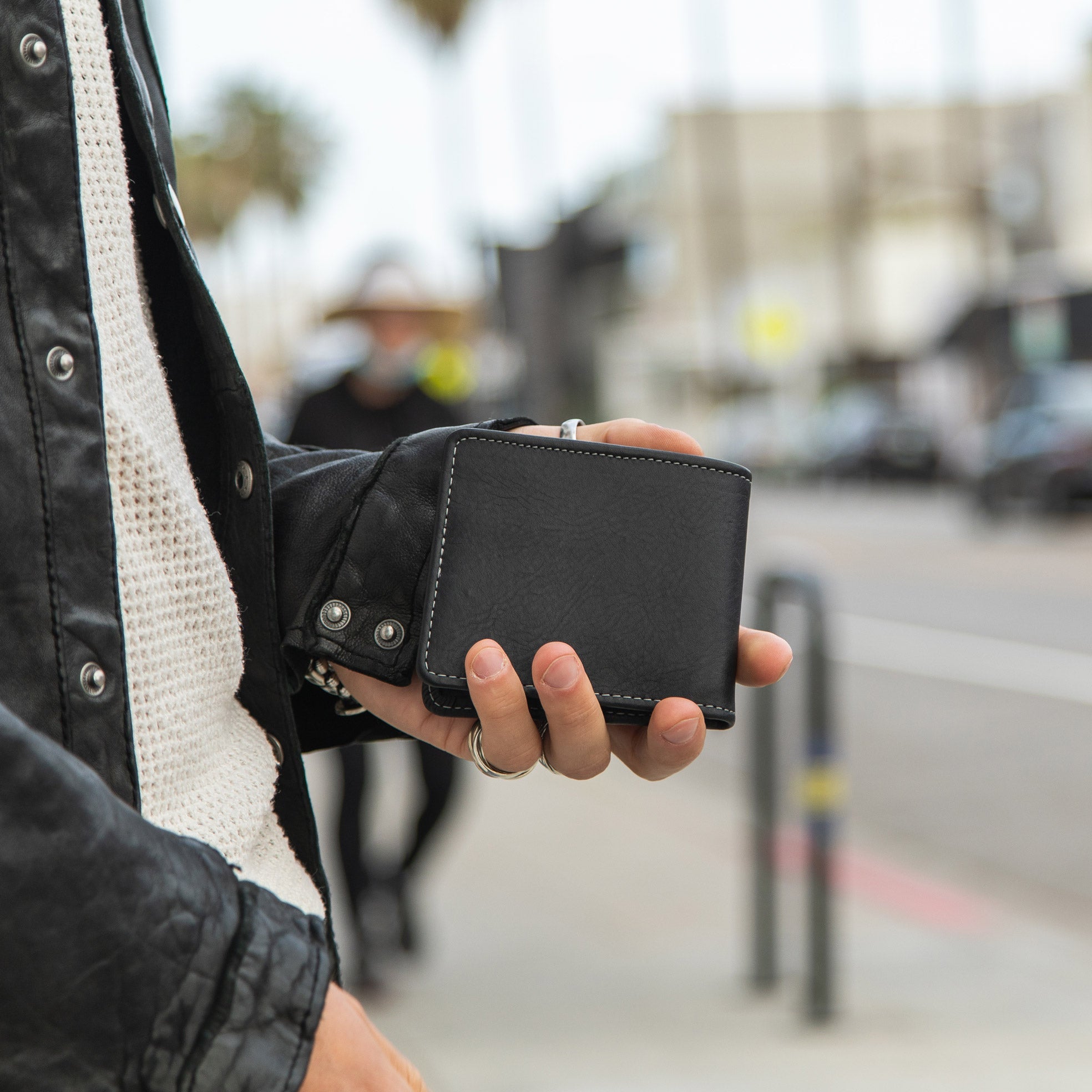 Large Billfold Wallet - Black