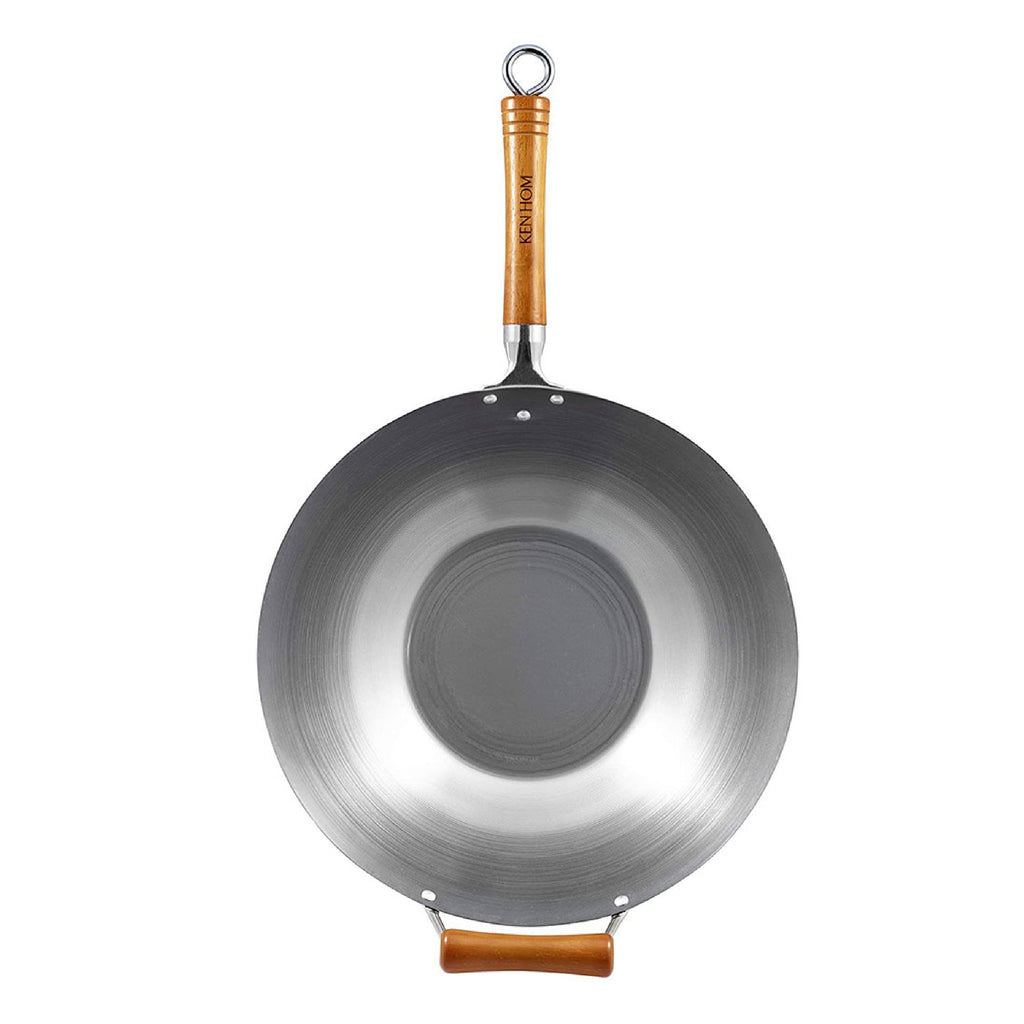 Ken Hom Excellence Carbon Steel Wok 14"