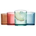 Eze Acrylic Lowball Whiskey Glassware, Set of 4