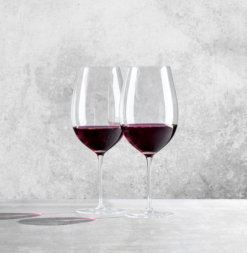 Classica Bordeaux Hand-Blown Stemmed Wine Glassware, Set of 2