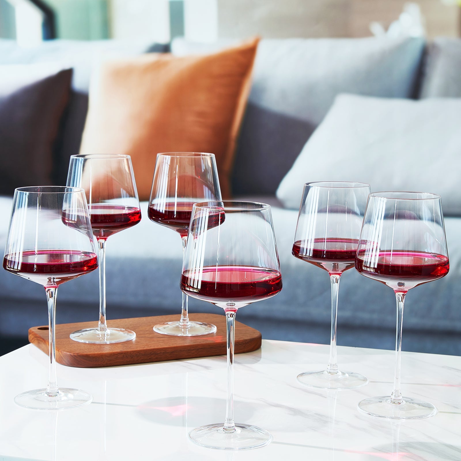 Classica Stemmed Wine Glassware, Set of 6