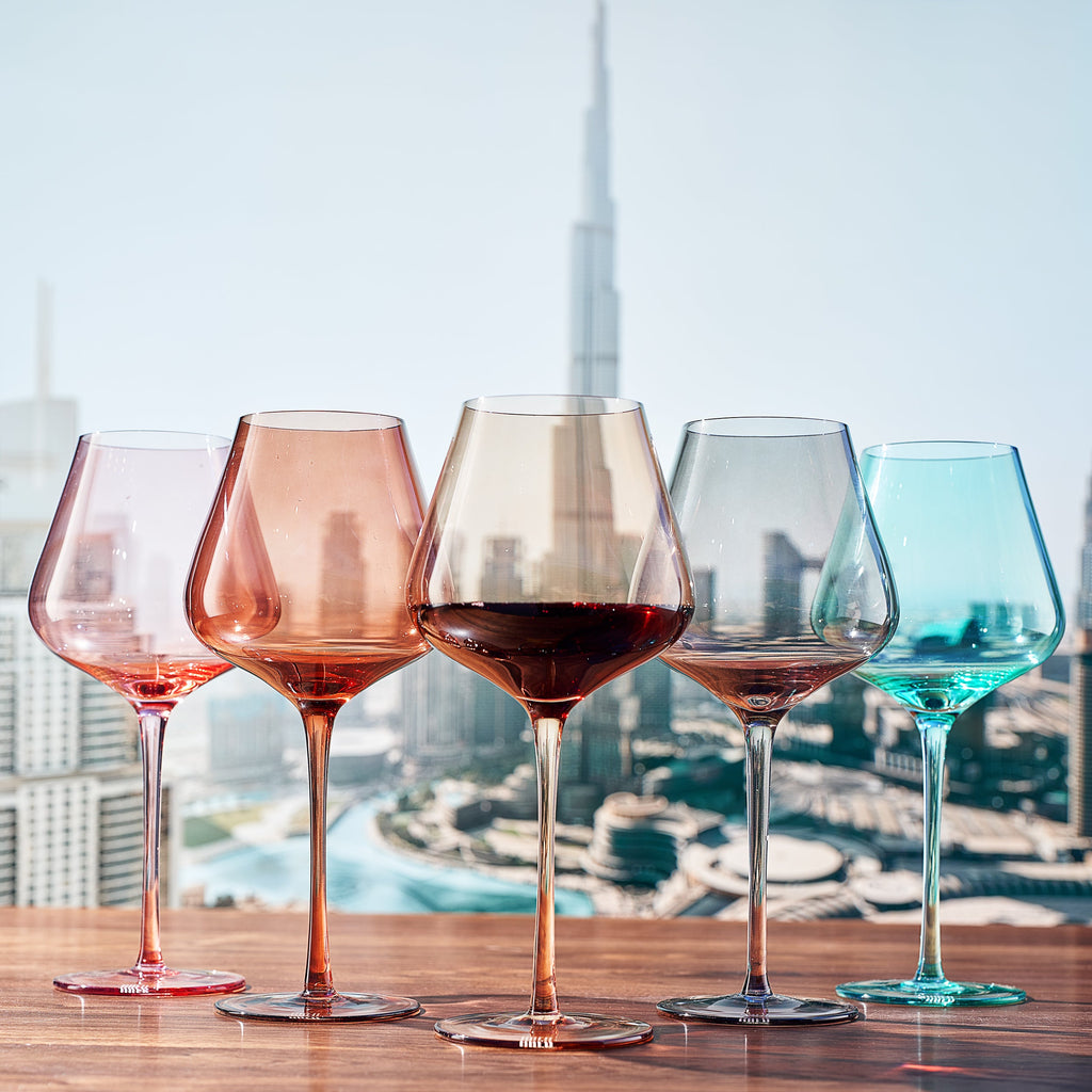 Stagioni Stemmed Wine Glassware, Dubai, Set of 5