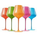 Stagioni Stemmed Wine Glassware, South Beach, Set of 5