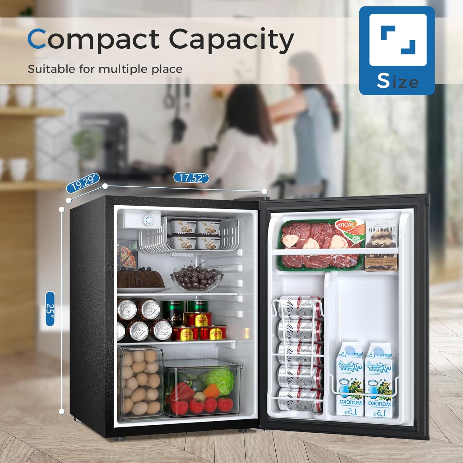 1.6\2.6\3.2 cu. ft Mini Fridge with Freezer