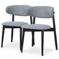 Korbin Grey Fabric Dining Chair (Set of 2)