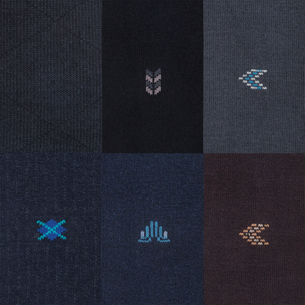 Men’s Bamboo Dress & Trouser Socks 6-Pack - 544