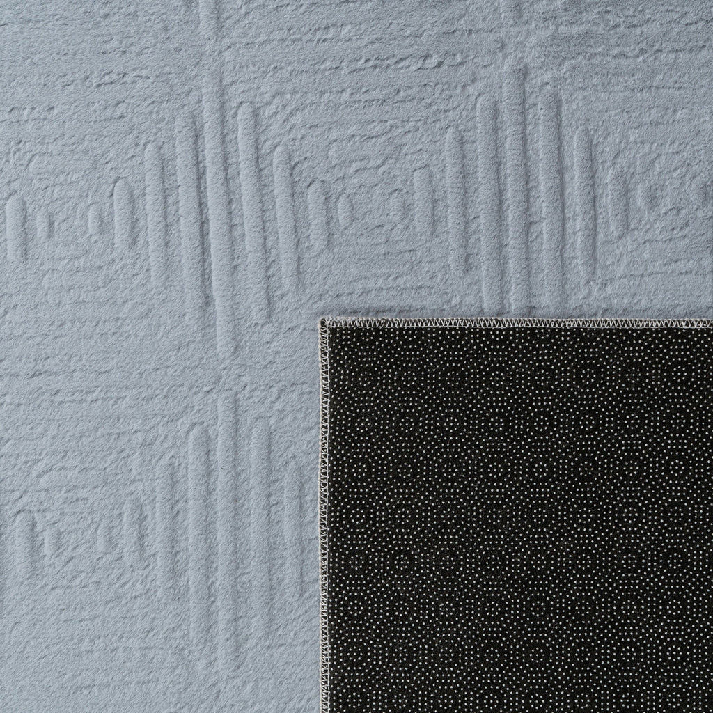 Soft Washable Area Rug Aspen with High-Low Pattern