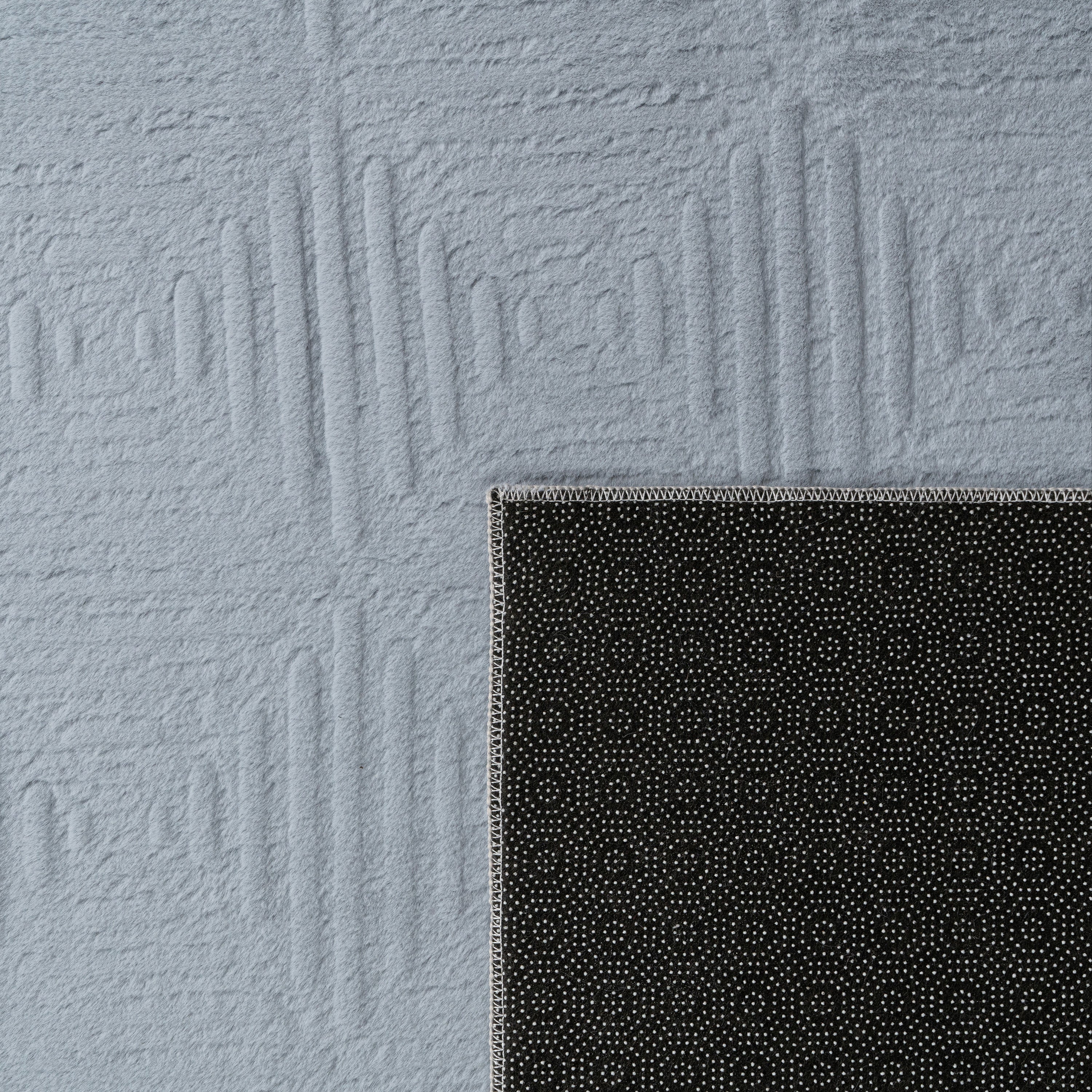 Soft Washable Area Rug Aspen with High-Low Pattern