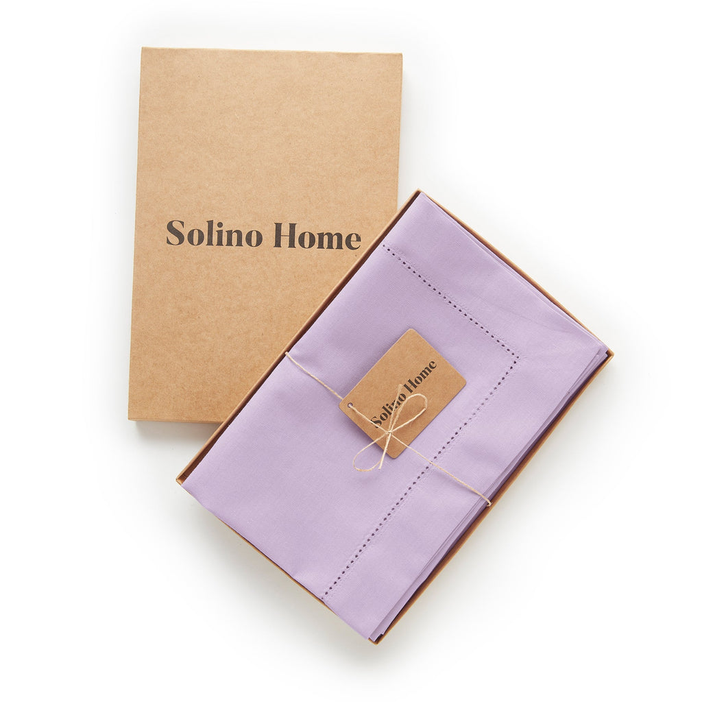 Cotton Linen Hemstitch Napkins