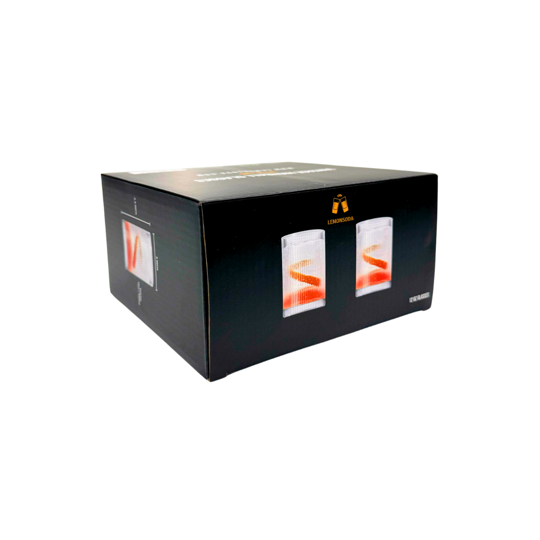 Vintage Straight Line Tumbler -  12oz