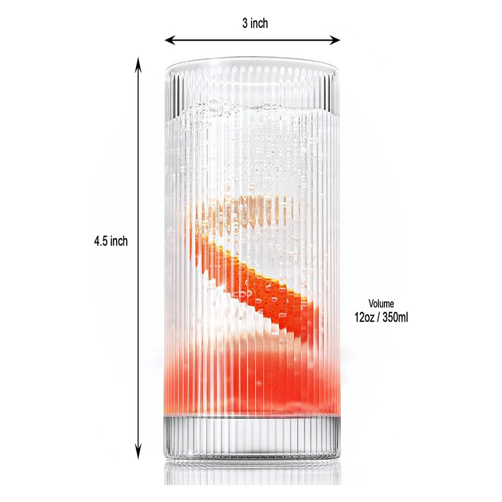 Vintage Straight Line Tumbler -  12oz