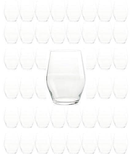 Sante Stemless Crystal Wine Glasses - 15oz