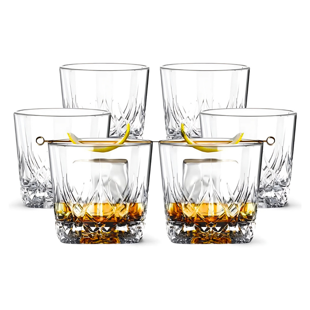Whiskey Sour Old Fashioned Glasses Tumblers - 12oz - Set of 6
